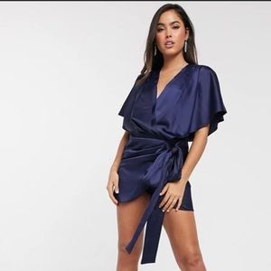 ASOS mini wrap dress